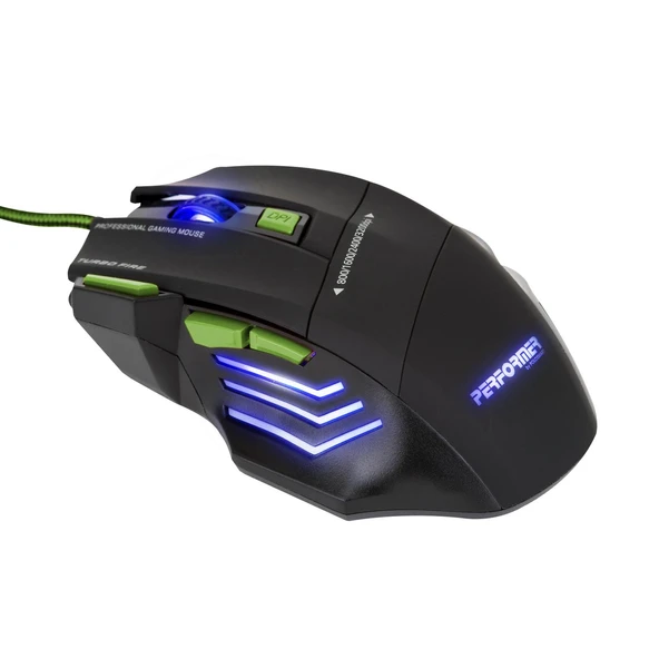 Polosmart PGM07 Gaming Mouse + Mouse Pad Yeşil - 5