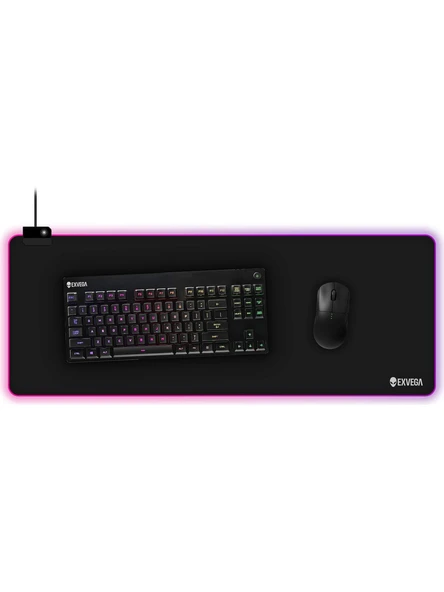 EXVEGA RGB Mousepad XL 80x30cm - 1