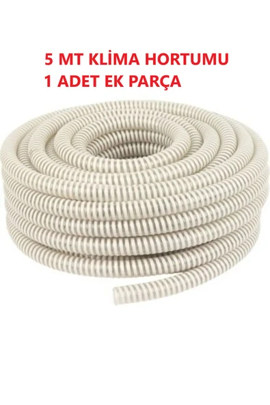 TOPALAKTİCARET Klima Su Tahliye Drenaj Hortumu 5/8- 5 Metre Ek Birleştirme Parça ürün görseli 1