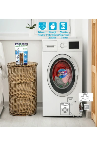 Ermiya 2 Mıknatıslı Bosch Siemens Profilo Bulaşık Çamaşır Makinesi Manyetik Kireç Önleyici 5 Yıl Garanti - Resim 4