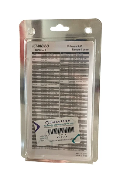 BEKATECH Klima Uzaktan Kumanda. Hepsine Uyumlu (universal) - Resim 3