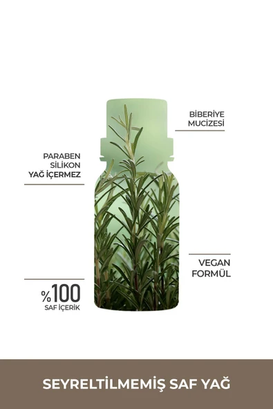 PROCLİS %100 Doğal Biberiye Yağı - Saf Biberiye Uçucu Yağı 10ml Sprey Başlıklı - 2