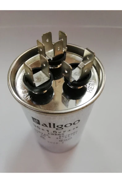ALLGOO Klima Kondansatör Kapasitör 45+2,5 Uf 450 Vac -50/60 Hz ürün görseli 1