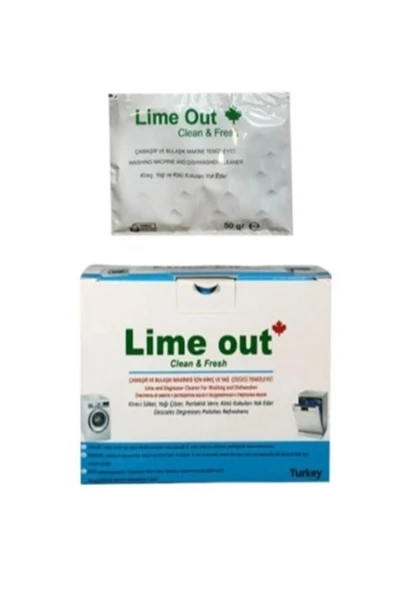 LİME OUT Çamaşır Ve Bulaşık Makinesi Temizleyici 12 Adet ürün görseli 1