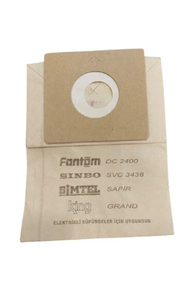 Sinbo Süpürge Kağıt Torba ürün görseli 1