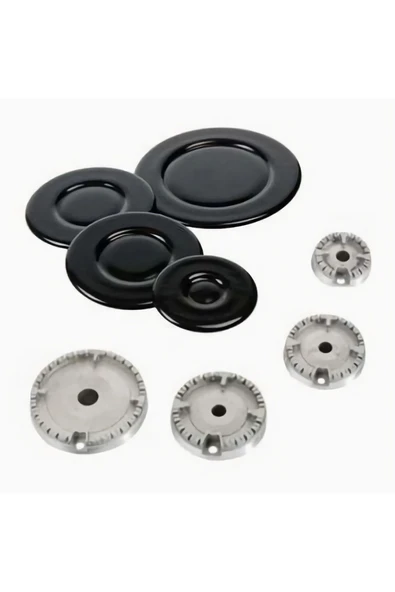 Ermiya Arçelik Beko Altus Grundıg Ankastre Ocak Set Üstü Ocak Fırınlı Ocak Bek Şapka Takımı+Cezve Aparatı - Resim 4