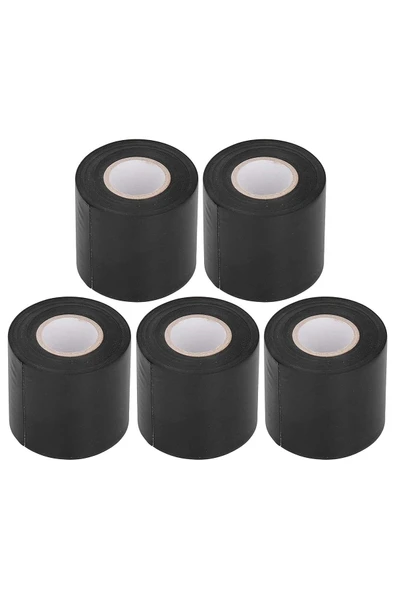 Ermiya 5 Adet Klima Bakır Boru Izolasyon Tüpü Sarma Bandı Sarma Klima Harici Makine Kravat Kayışı Siyah ürün görseli 1