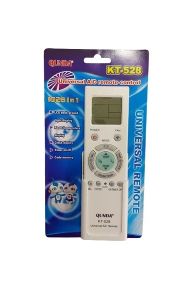 Ermiya Kt-528 Akıllı Klima Uzaktan Kumanda+pil Takımı - Resim 2