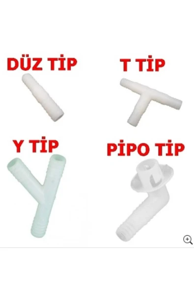 H&G ETİCARET Klima Su Tahliye Hortum Birleştirme Düz - T-y-pipo Aparatı 5/8" ürün görseli 1