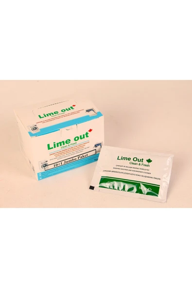 LİME OUT Lime Out, Çamaşır ve Bulaşık Makinesi Kireç ve yağ sökücü (Kutu 5 adettir.) ürün görseli 1