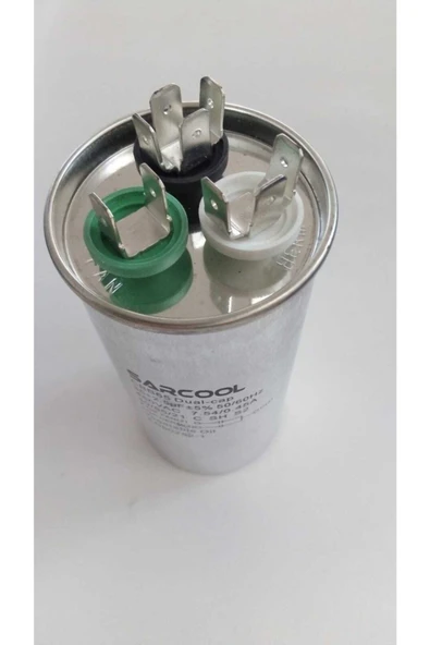 sarcool Klima Kondansatör 35+2,5 Uf 450 V Ac Kapasitör Cbb65 - Resim 3
