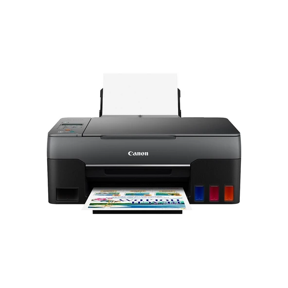 G2460 Renkli Mürekkep Tanklı Yazıcı / Fotokopi+Tarama (Canon Eurasia Garantili) - Resim 2