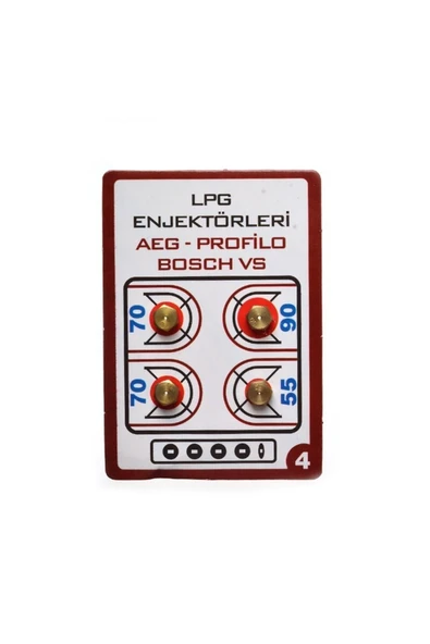 Ermiya Lpg Ocak Memesi Enjektör 4lü Set Bütün Markalara Uyumlu Lpg Tüp 869852002585
