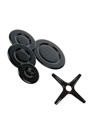 Ermiya Arçelik Beko Altus Grundıg Ankastre Ocak Set Üstü Ocak Fırınlı Ocak Bek Şapka Takımı+Cezve Aparatı - Resim 3