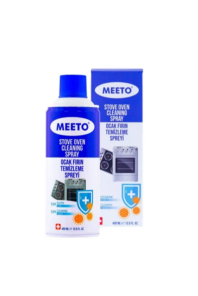 Ermiya Meeto Ankastre İnox Fırın Ocak Davlumbaz İçi Dış Temizleme Spreyi 400 ml - Resim 3