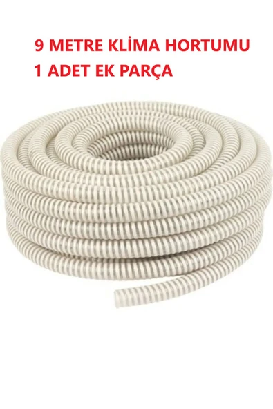 TOPALAKTİCARET Klima Su Tahliye Drenaj Hortumu 5/8 Çapında- 9 Metre Ek Birleştirme Parça - Resim 6