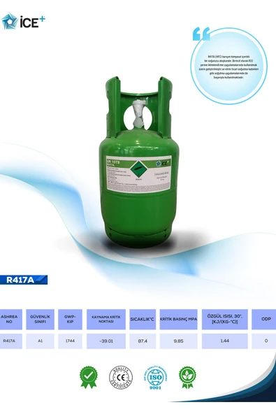 İce Soğutucu Gaz Doldurulabilir R417A 10 Kg ürün görseli 1