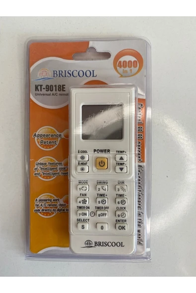 Brıscool Srr Kumanda Klima (akıllı) (kt-9018e) - Resim 4