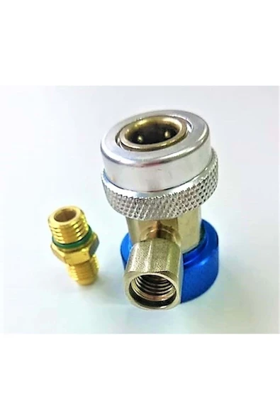 sarcool Oto Servis Jak Vanalı R134a Mavi Dar Qc-l Tek ürün görseli 1