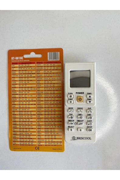 Brıscool Srr Kumanda Klima (akıllı) (kt-9018e) - Resim 2