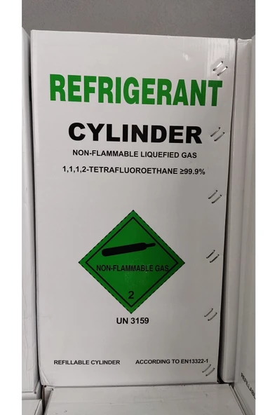 REFRIGERANT R134a Klima Gazı (net 12 Kg ) - Resim 2
