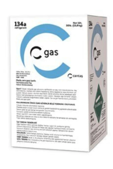 CANTAŞ C-GAS R-134a Ermiya A.ş Antalya Tek Kulllanımlık Tüp 13.6 Kg ürün görseli 1