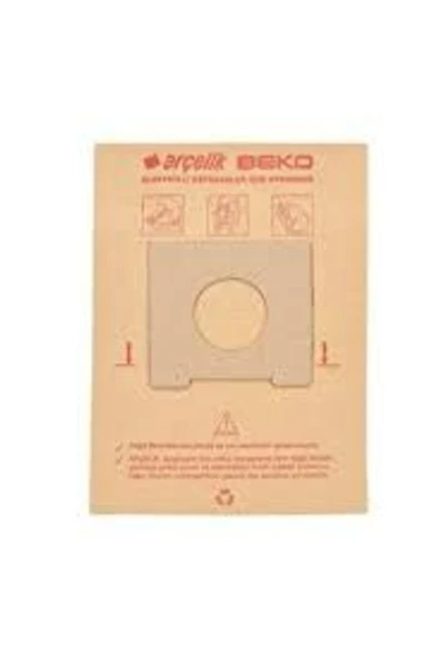 Arçelik 6970-6550 Süpürge Kağıt Toz Torbası 10 Ad ürün görseli 1