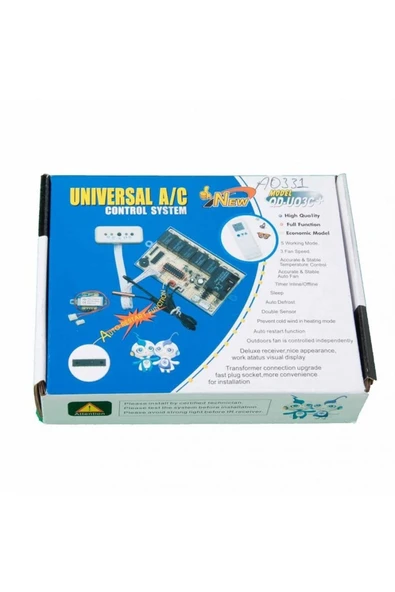 Universal Klima Akıllı Kart ve Kumanda Seti Qd u03c ürün görseli 1