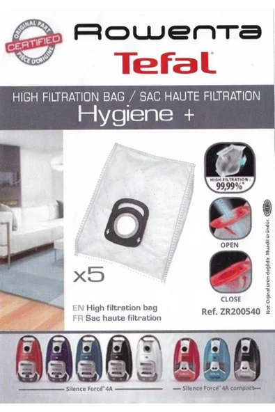 Arçelik Rowenta Ro 6441 / Ro 6477 4a Elektrikli Süpürge Toz Torbası 5 Adet ürün görseli 1