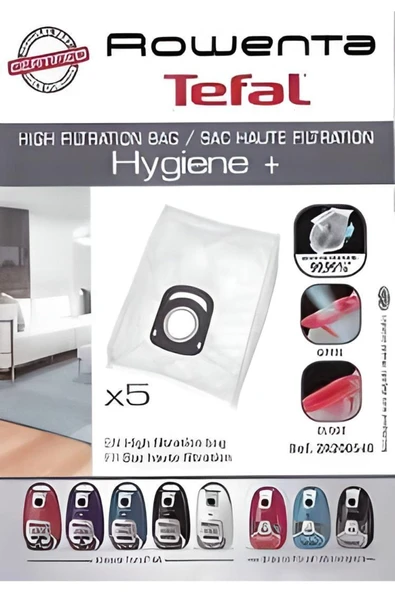 Ermiya Rowenta Ro6495ea Silence Force 4a+ Full Care 550 W Toz Torba 5 Ad ürün görseli 1