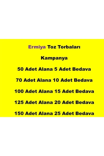 Dogant Sinbo Svc 3449 Uyumlu Elektirikli Süpürge 25 Adet Kağıt Toz Torbası 4 lt - 2