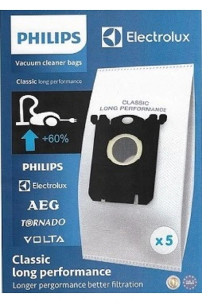 Electrolux Philips S Bag Elektrikli Süpürge 25 Ad Toz Torbası Poşette ürün görseli 1