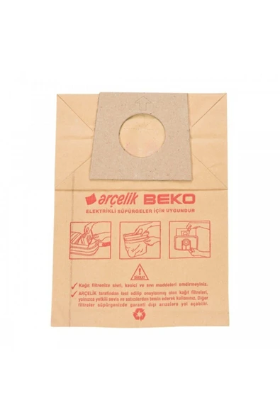 toptann Arçelik S 941 Astarlı Kağıt Toz Torbası ürün görseli 1