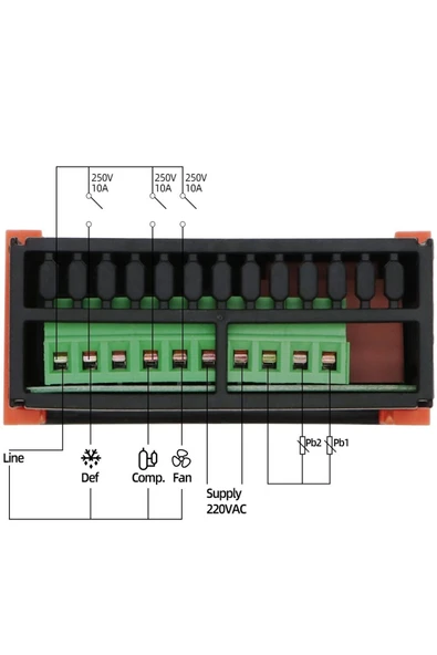 Artiko ETC 974 DİJİTAL TERMOSTAT ÇİFT PROP - Resim 3