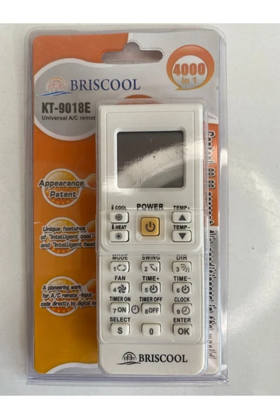Brıscool Srr Kumanda Klima (akıllı) (kt-9018e) - Resim 3
