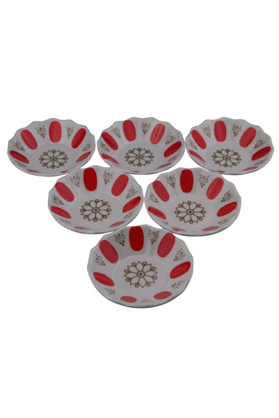 Ermiya 24 Ad Kahveci Melamin Çay Tabağı+24 Ad Paslanmaz Çelik Çay Kaşığı - Resim 2