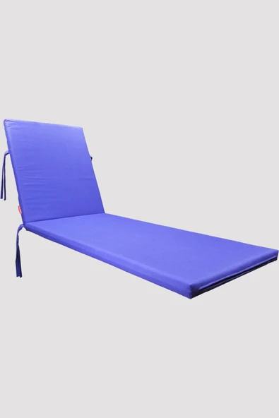 Aykut Minder 2 Adet Su Geçirmez Şezlong Minderi 180*55*5 Cm Yıkanır Silinir Fermuarlı ürün görseli 1