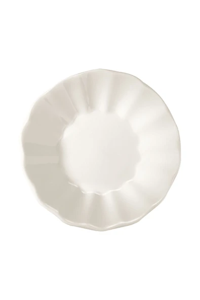 Ermiya 12 Adet Beyaz Melamin Çay Tabağı ürün görseli 1