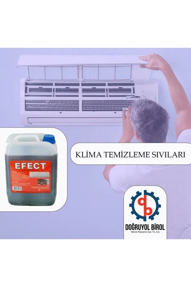 EFFECT Klima Temizleme Sıvısı 10 Lt Eldiven Fırça - 1