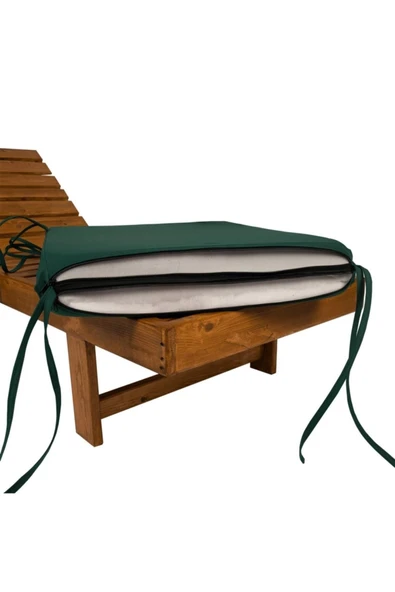 Ermiya 2 Adet Akvaryum Koyu / Fethiye Şezlong Minderi 180*55*5 Cm Yıkanır Silinir Fermuarlı - Resim 2