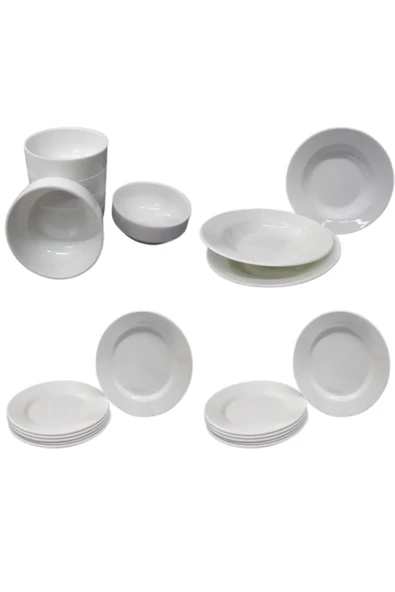 Ermiya 6 Kişilik 40 Parça Melamin Yemek Takımı ürün görseli 1