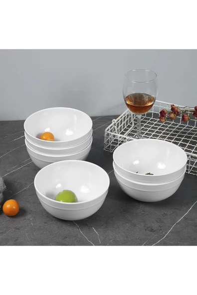 Ermiya 12 Ad Termostar Koni Hitit Çorba Kasesi Melamin Kase 12 Cm Beyaz ürün görseli 1