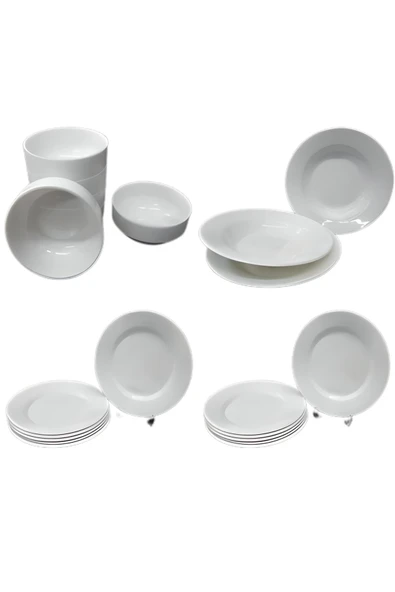 Ermiya Melamin Yemek Takımı 19 Parça ürün görseli 1