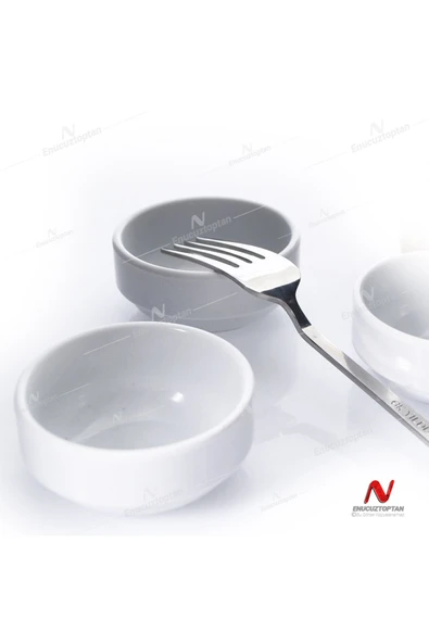 Ermiya 529 Termostar 10 Ad Melamin Sosluk Yuvarlak 6 Cm Sosluk Id3200 - Resim 8