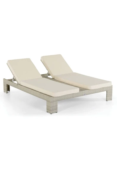 Ermiya 2 Ad Krubera Şezlong Minderi Süngersiz 180*55*5 Cm Fermuarlı Yıkanır Silinir ürün görseli 1