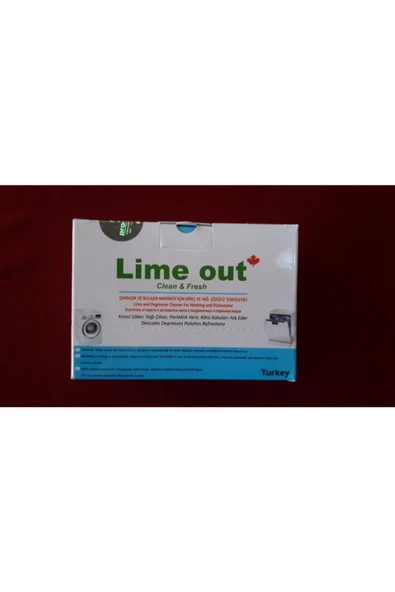 LİME OUT Çamaşır Ve Bulaşık Makinesi Temizleyici ( 10 Adet ) - 1