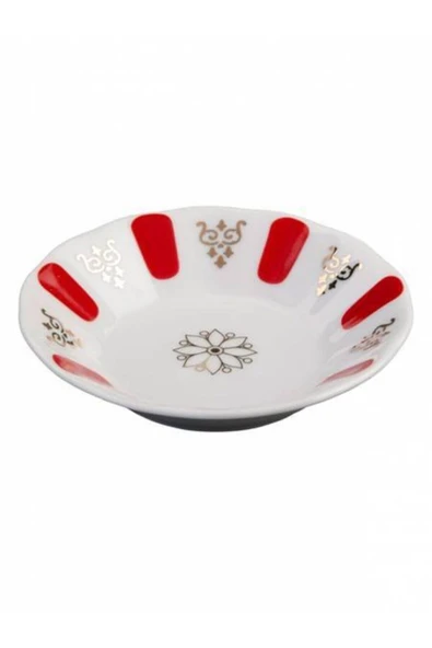 İNOR Kahveci Tipi Melamin Çay Tabağı Takımı 10 Adet ürün görseli 1