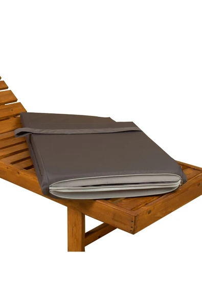 Ermiya Boncuklu Koyu / Fethiye 2 Adet Şezlong Minderi 180*55*5 Cm Yıkanır Silinir Fermuarlı - 2