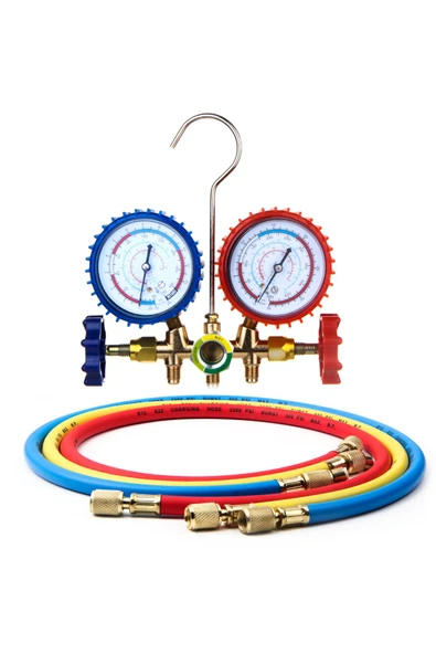 Choice R32 R410a 3 Way AC Diagnostic Manifold Gauge Set for Freon Charging Fits R410a R404A R134a Refrig... ürün görseli 1