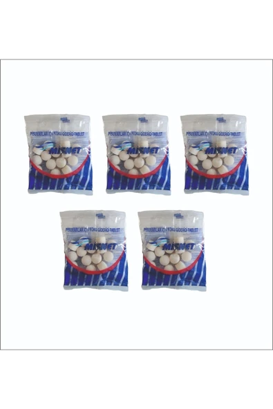 Misnet Naftalin Pisuvar Ve Lavabo Tablet 5x100 Gr ürün görseli 1
